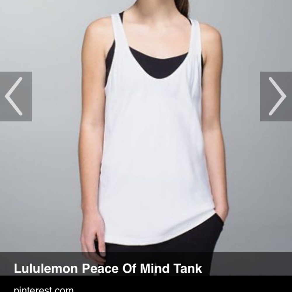 Lululemon peace of mind tank!